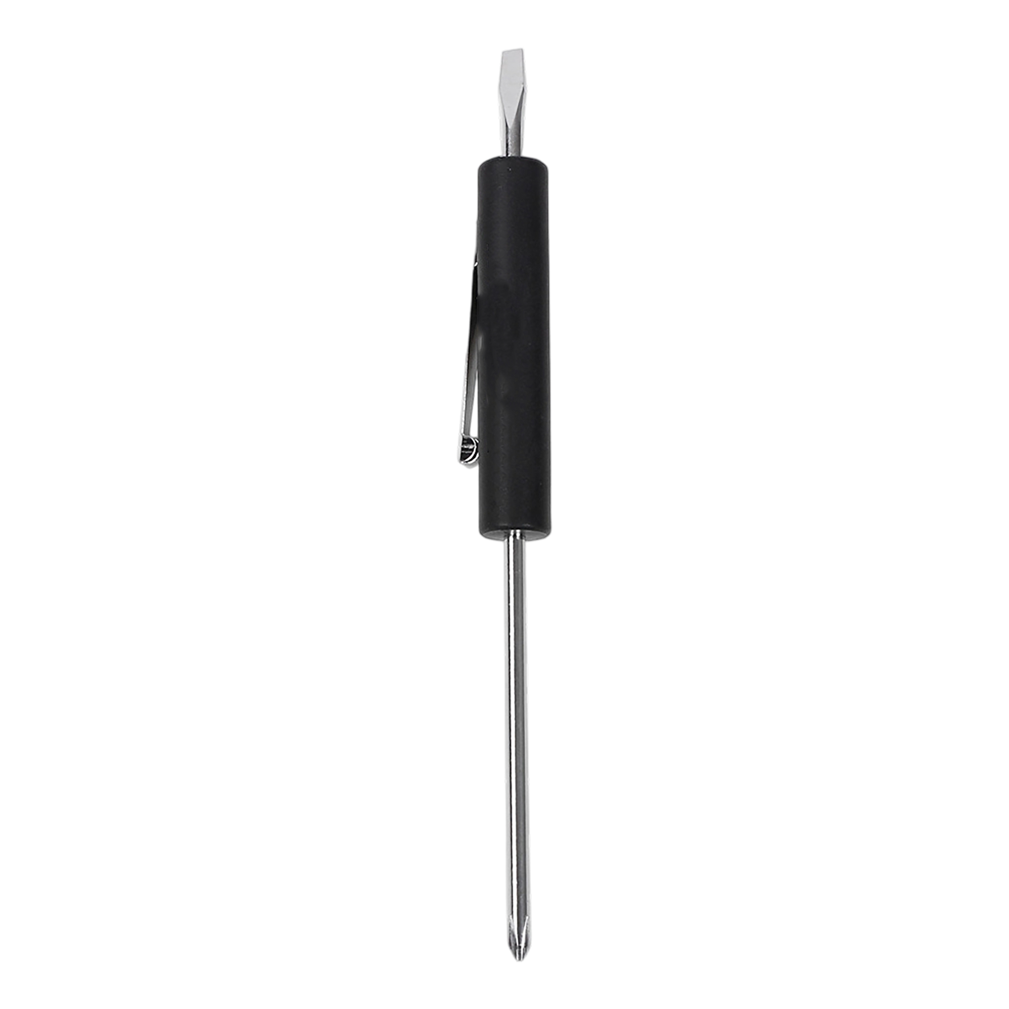 Reversible Pocket Screwdriver Flat Tip And Phillips Tip 5.2" By 0.5" 7