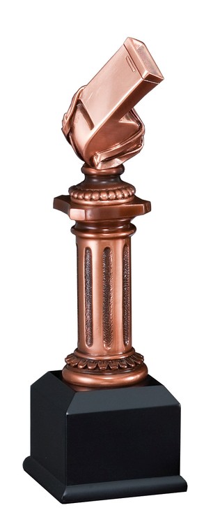 Whistle Electroplated Resin Sculpture 1