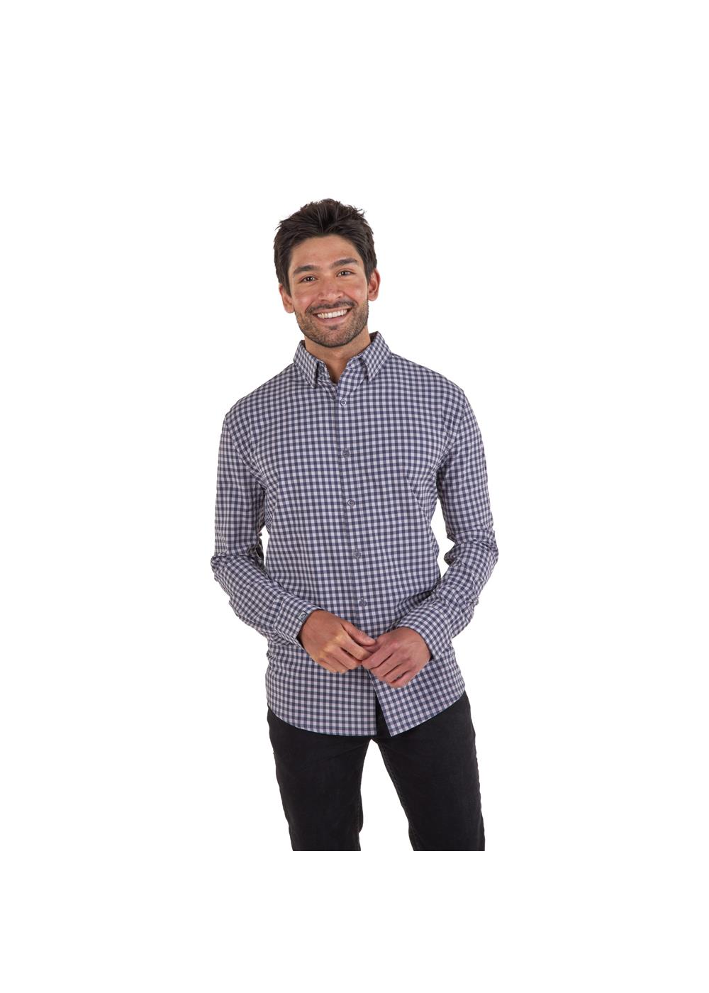 Storm Creek Men's Influencer 4-Way Stretch Gingham Woven Shirt