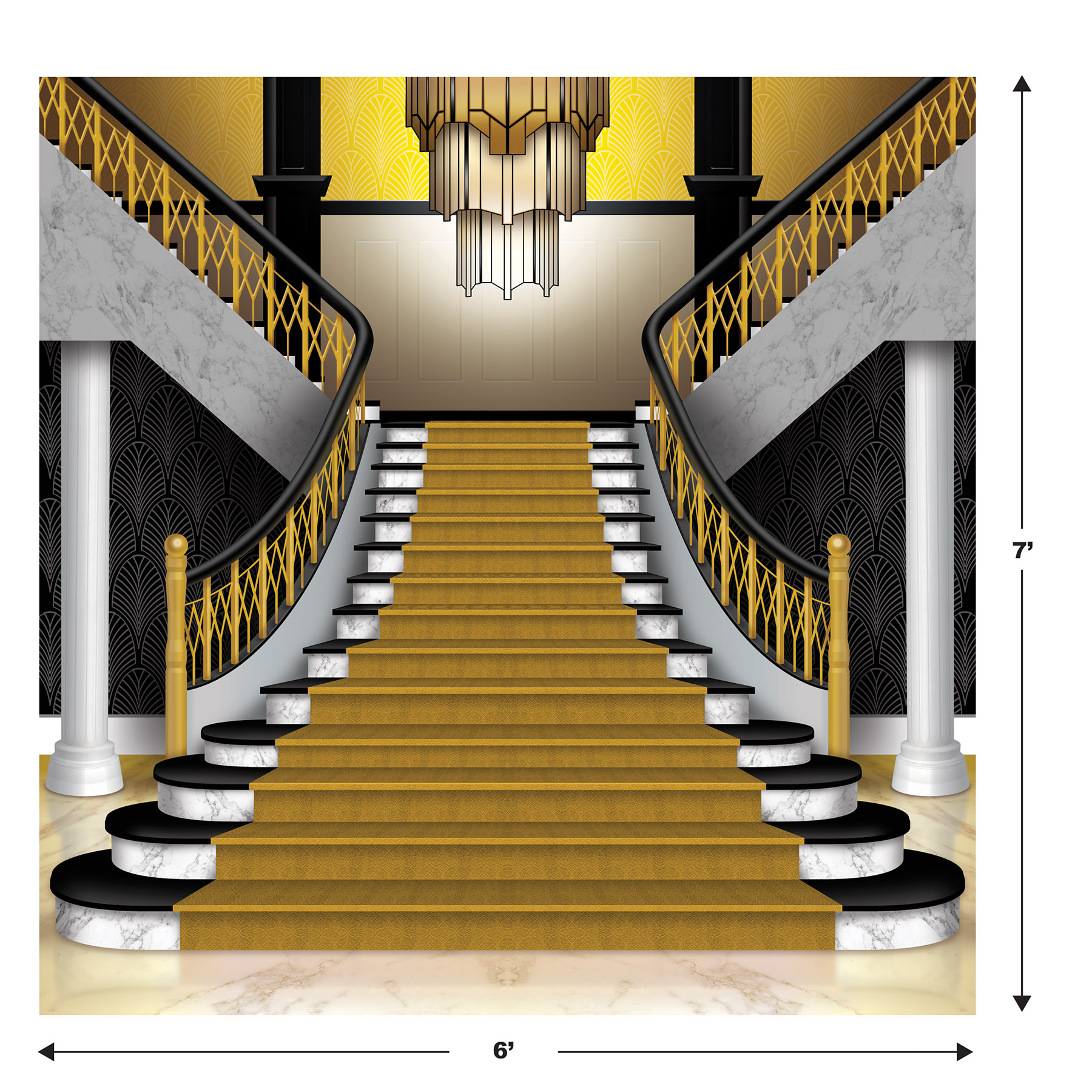 Great 20's Grand Staircase Photo Prop 2