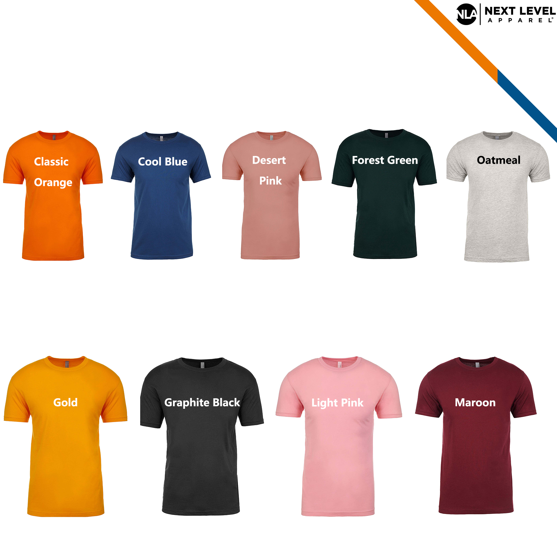 Next Level® 4.3 oz 100% Combed Cotton Jersey T-shirts 7