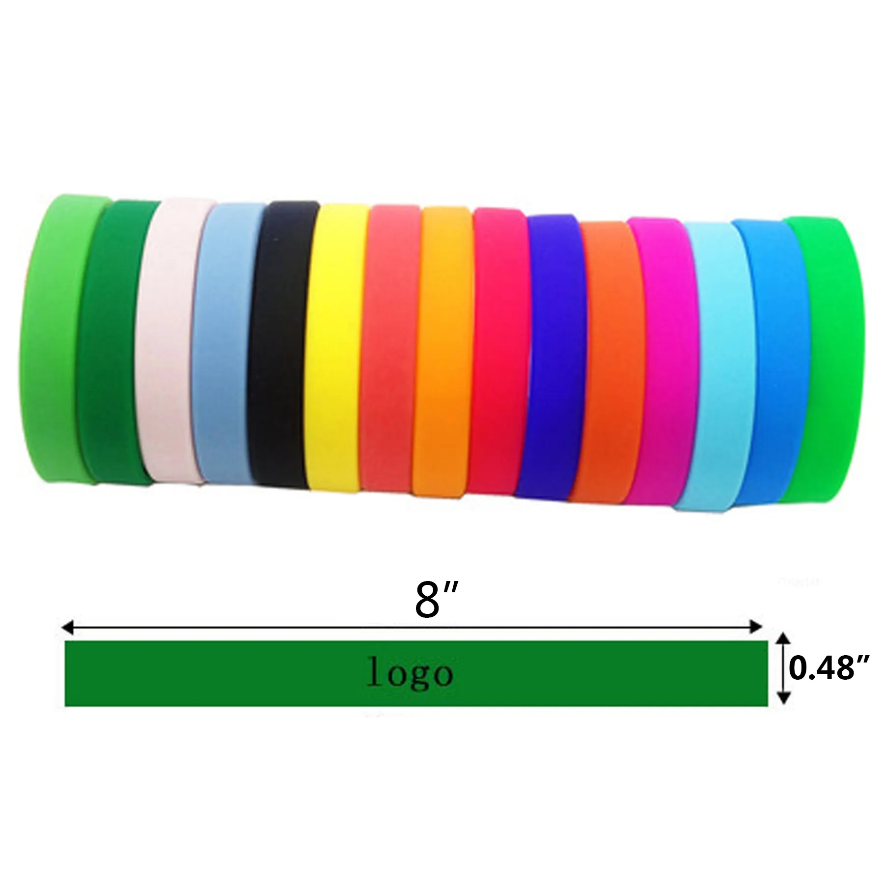 Silicone Wristband MOQ100 2