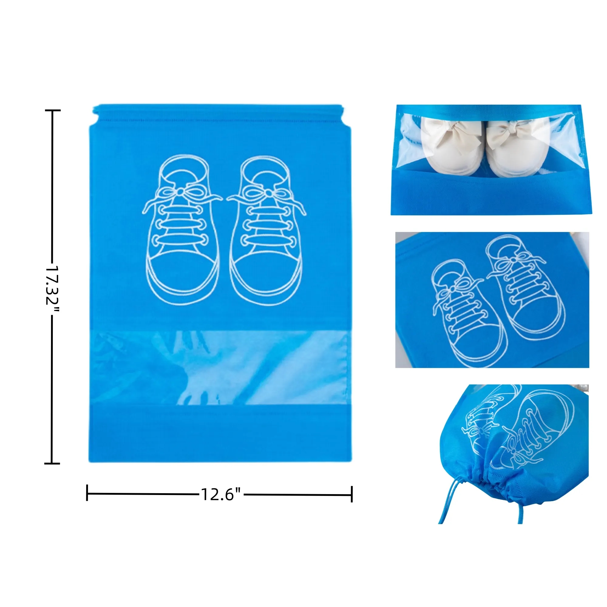 Non - woven Shoe Bag, Transparent Window, Storage Sale 3