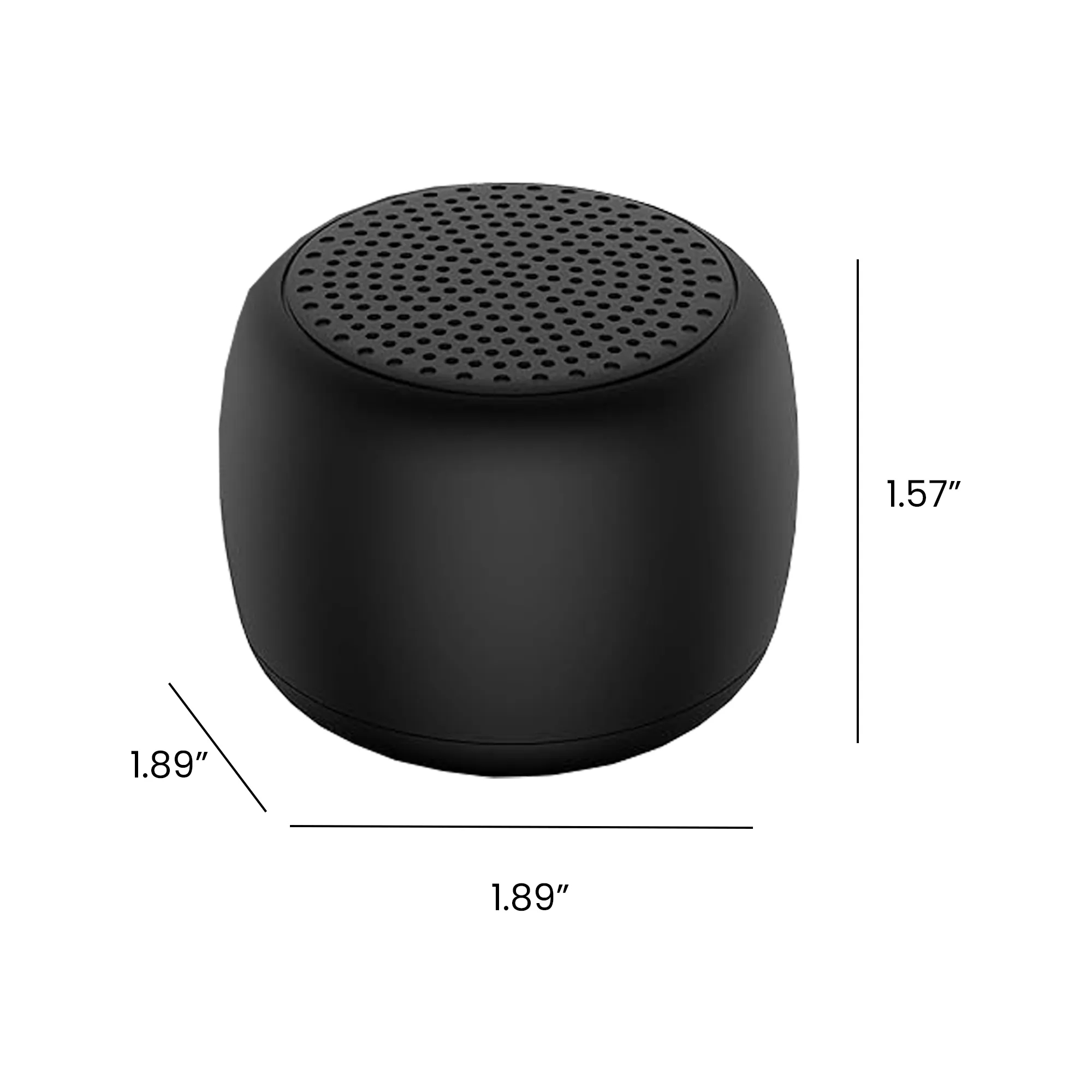 Mini Bluetooth Speaker 1.89" x 1.89" x 1.57" 3