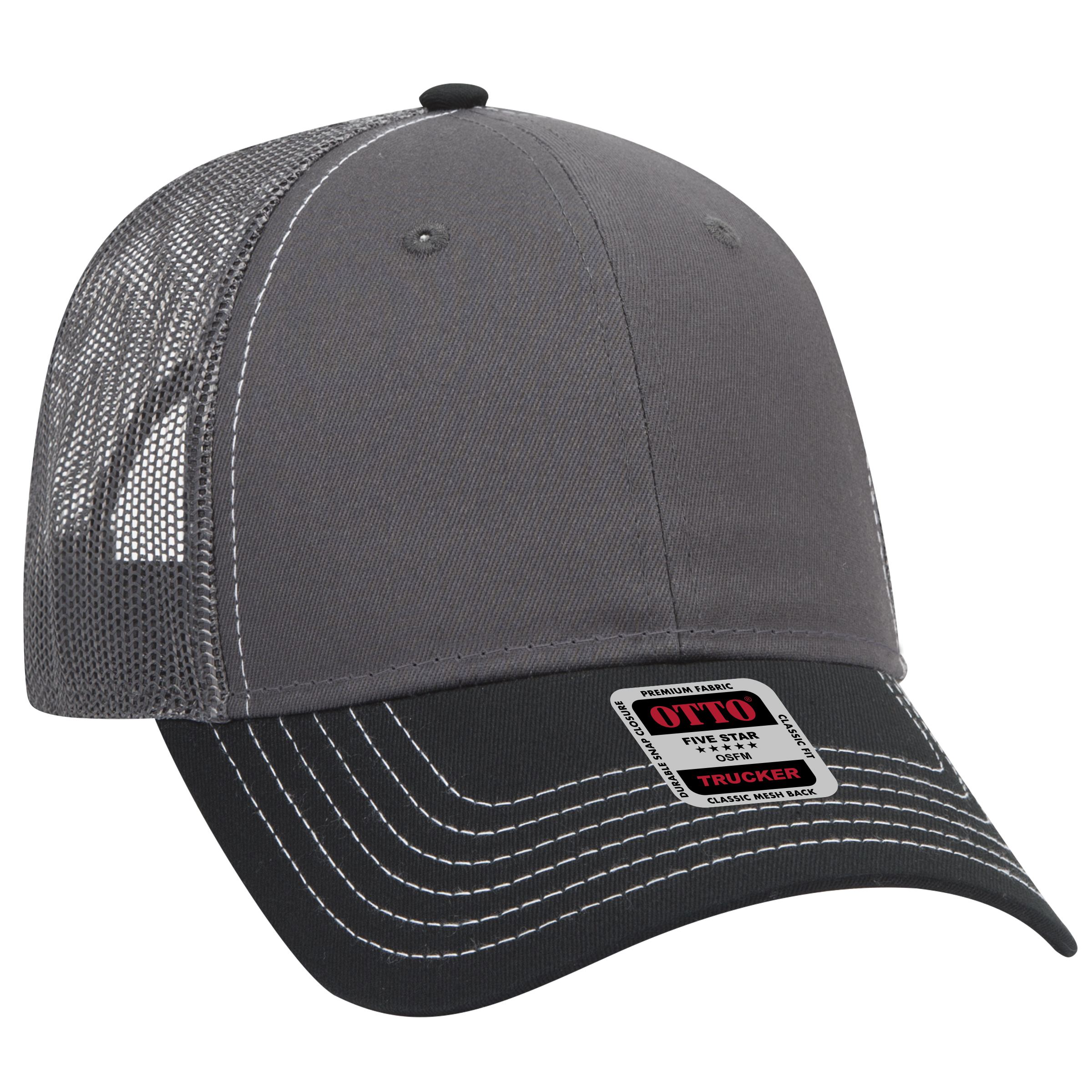 OTTO CAP® 6 Panel Low Profile Mesh Back Trucker Hat 279