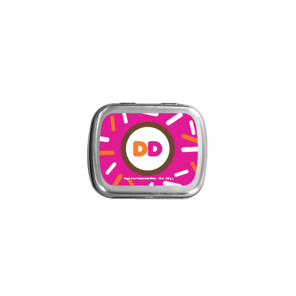 Sugar Free Mints in a Small Rectangular Hinged Tin 15