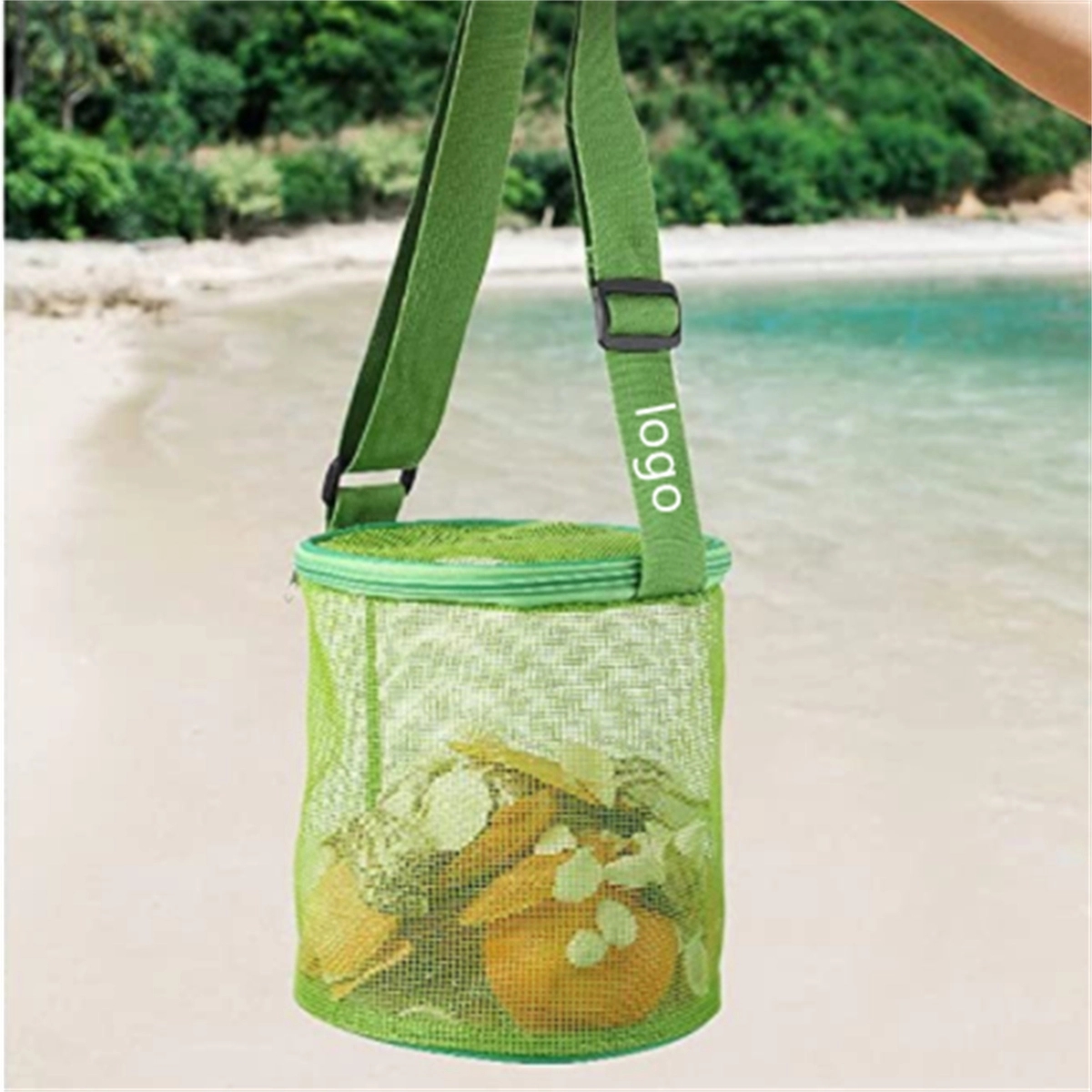 Seashell Mesh Tote Kids Sandboxes 5