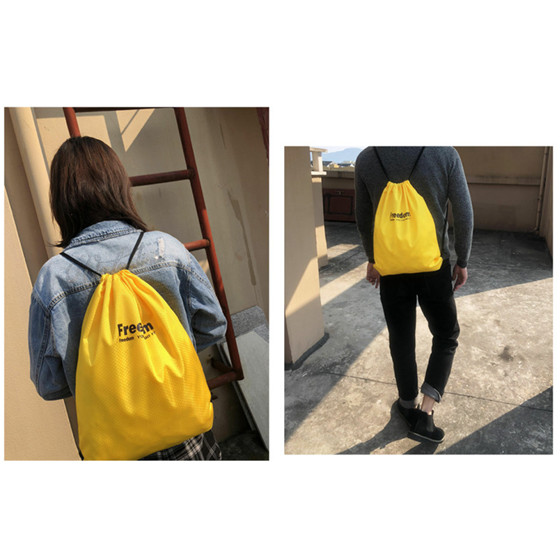 600D Football Material Drawstring Sports Bag 4