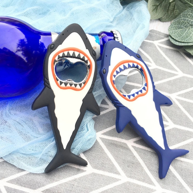 Refrigerator Magnet Silicone Metal Bottle Opener 6