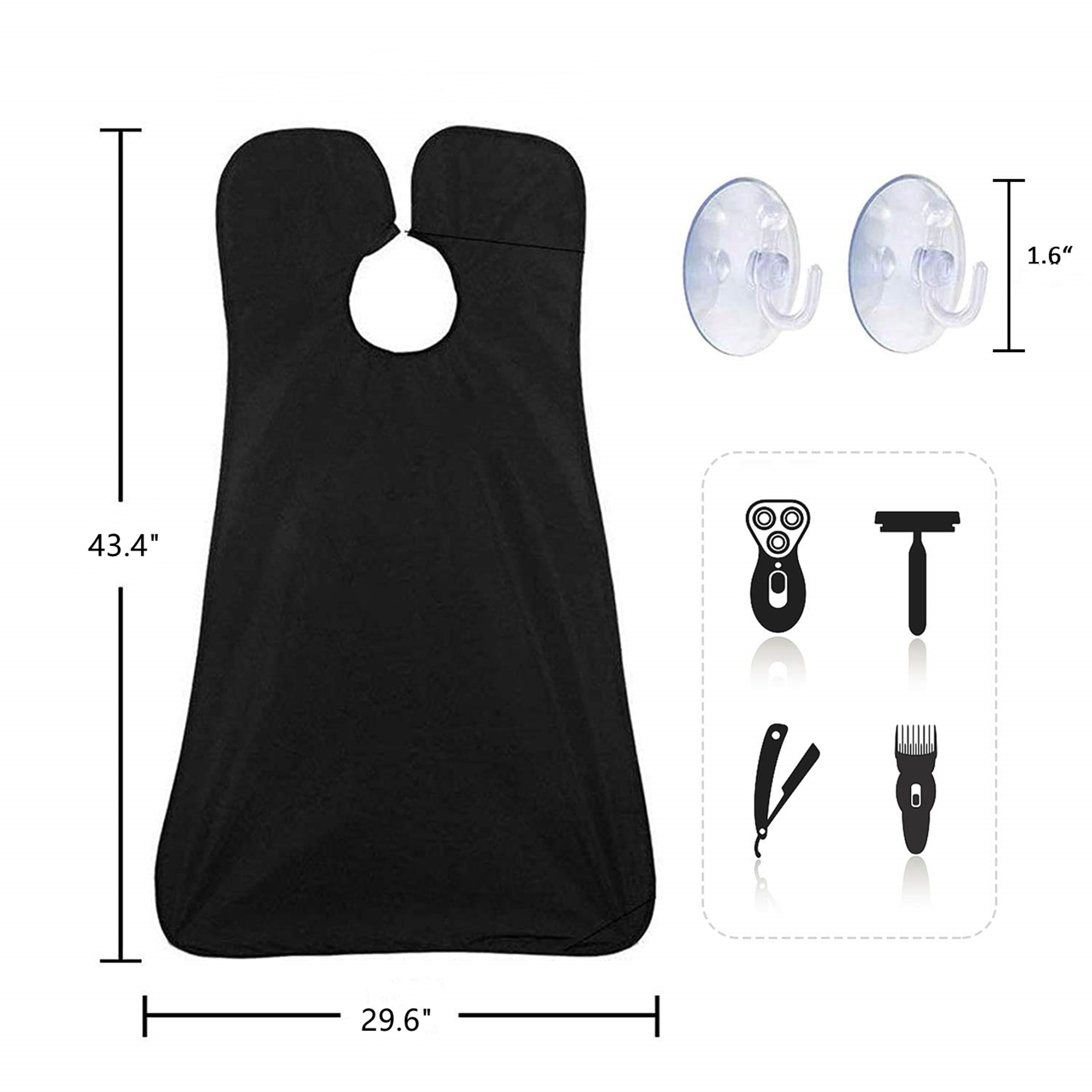 Waterproof Beard Bib Apron For Shaving 1