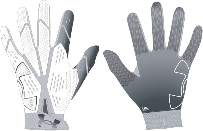 UA Blur Pro Men's Football Gloves 14