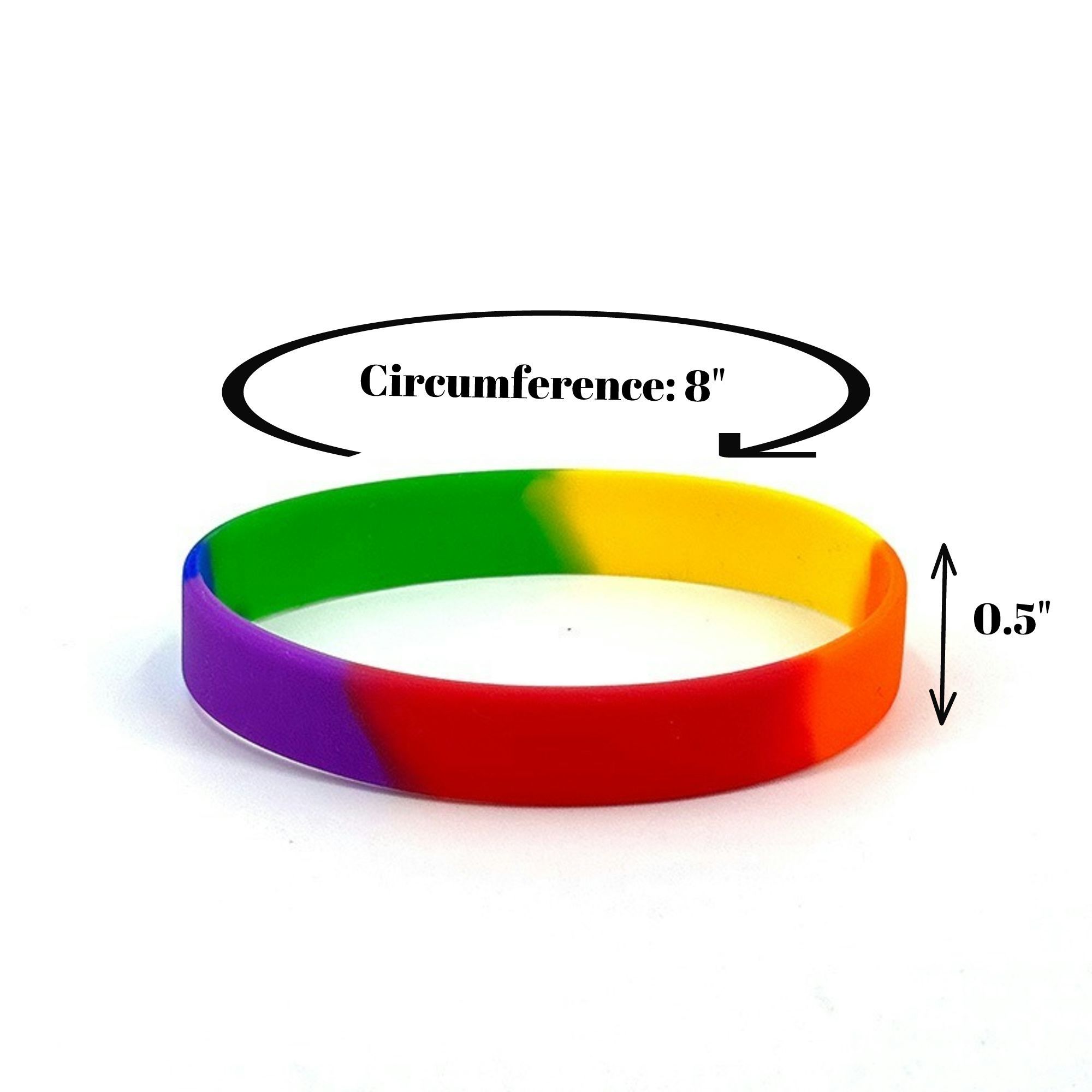 Colored Silicone Wristband 2