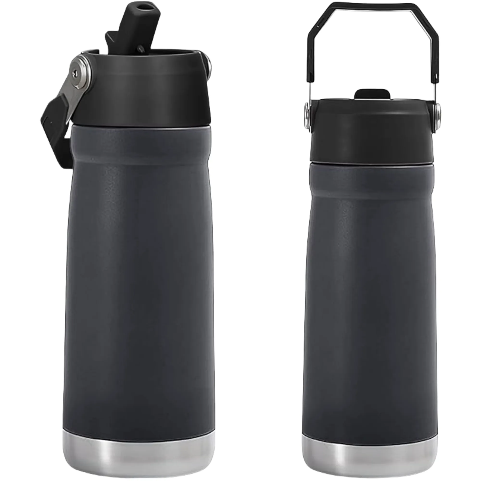 MOQ 18oz Stainless Steel Water Bottle With Flip Straw 10