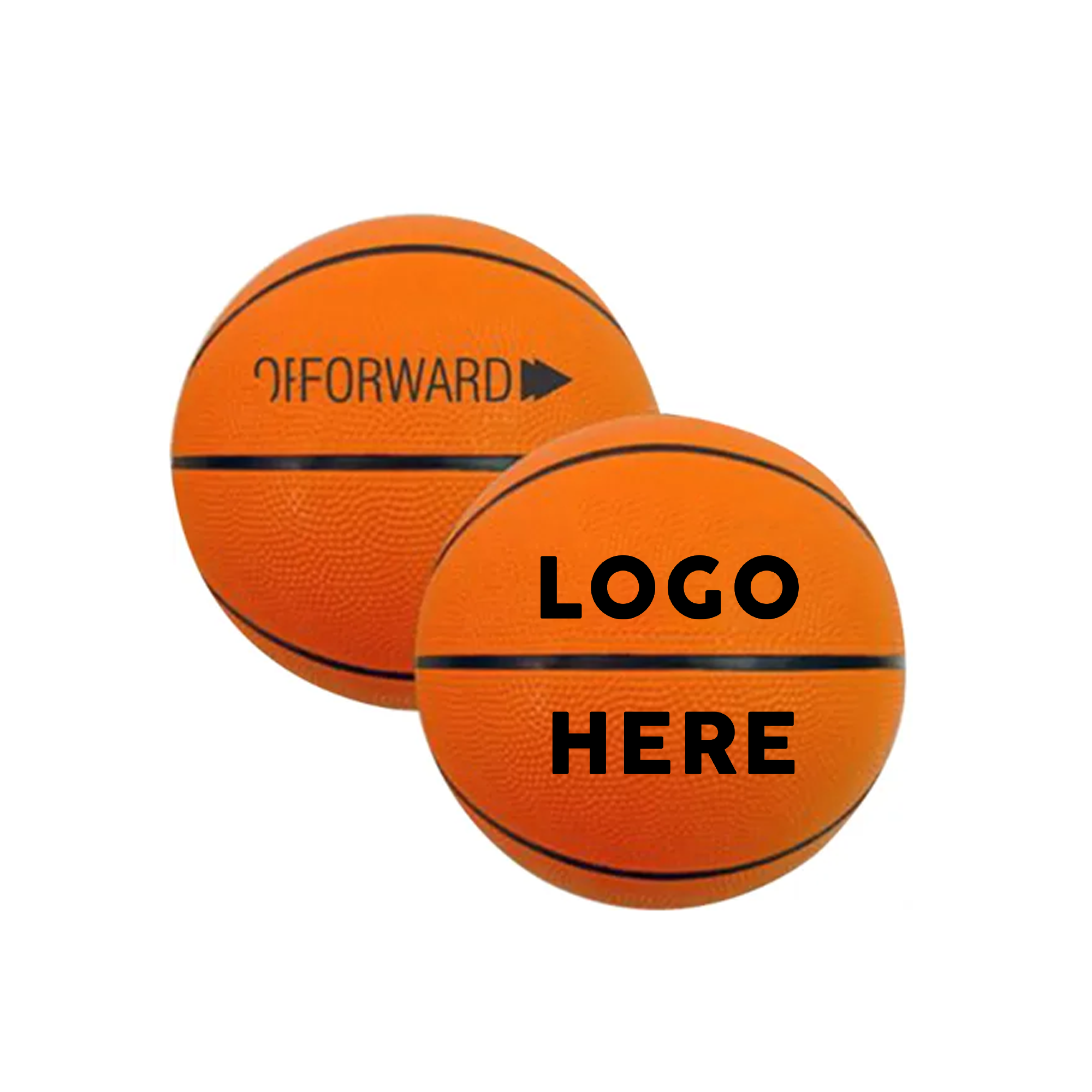 Rubber Basketball Size 3 2