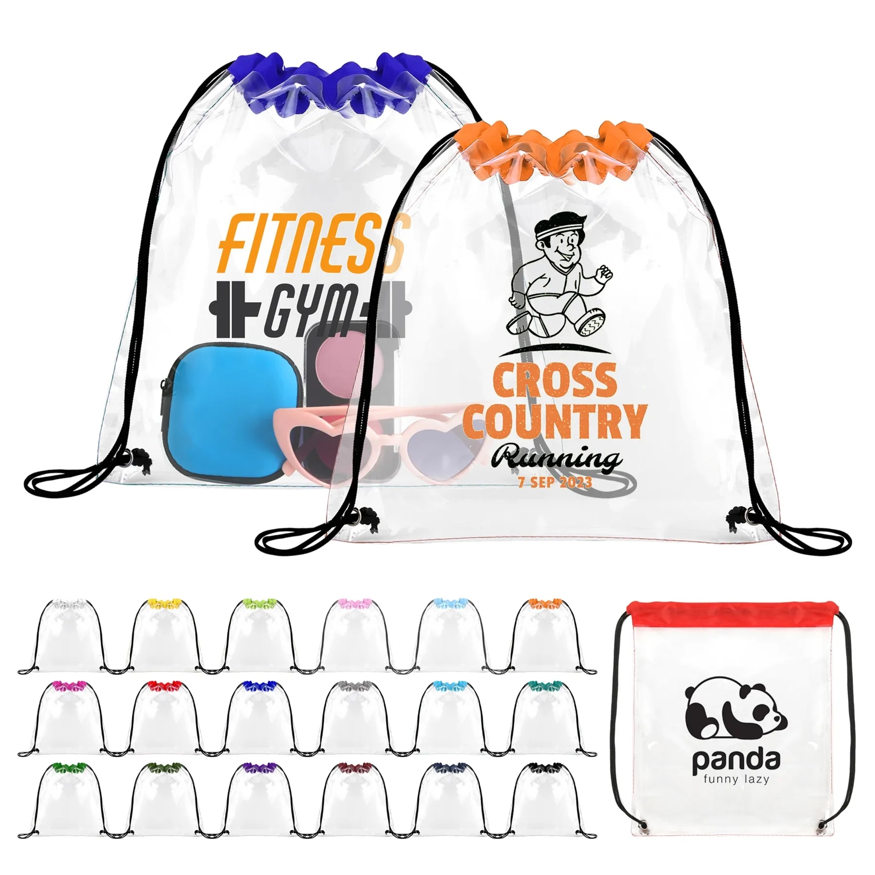 Clear Stadium Drawstring Sportpack 6