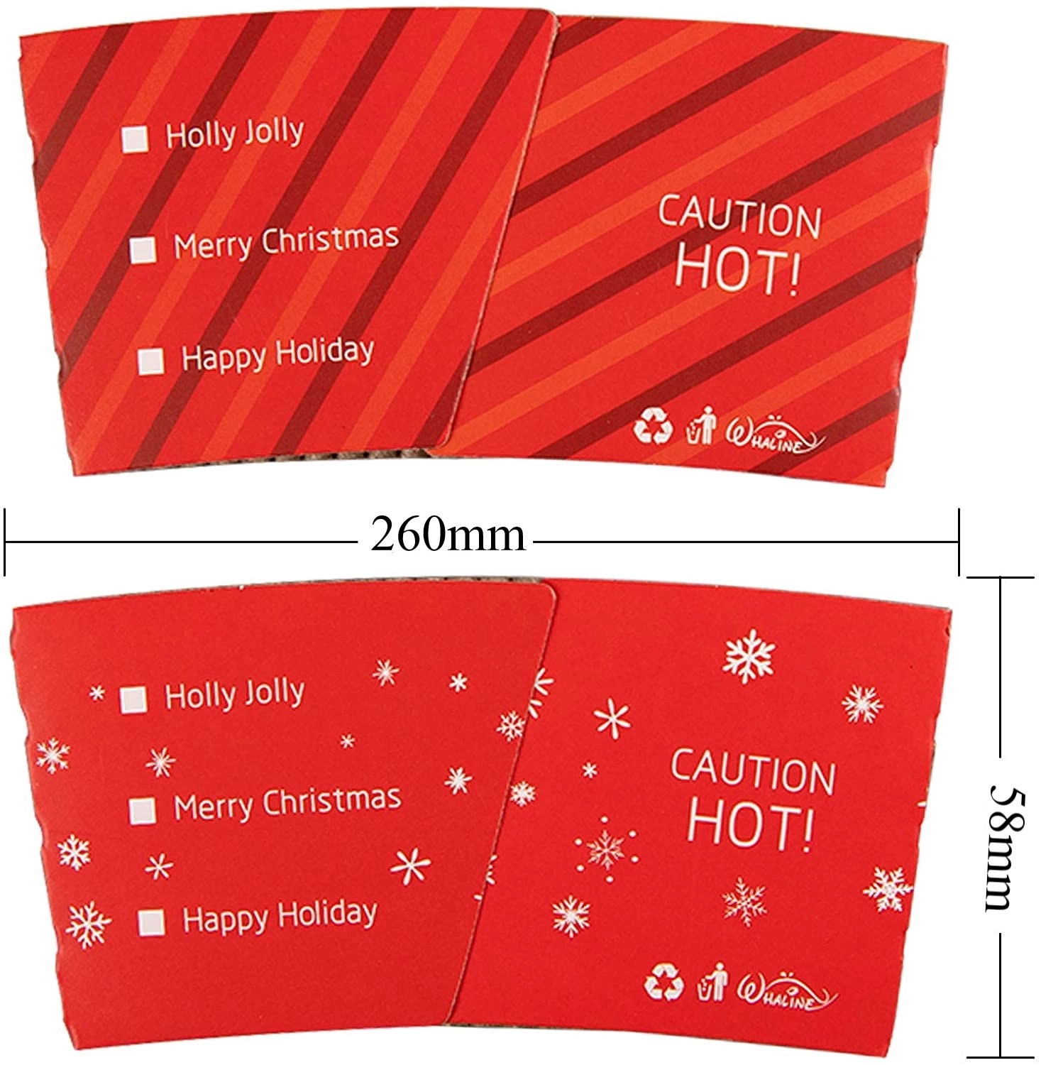 Christmas Coffee Tea Cup Sleeves 2
