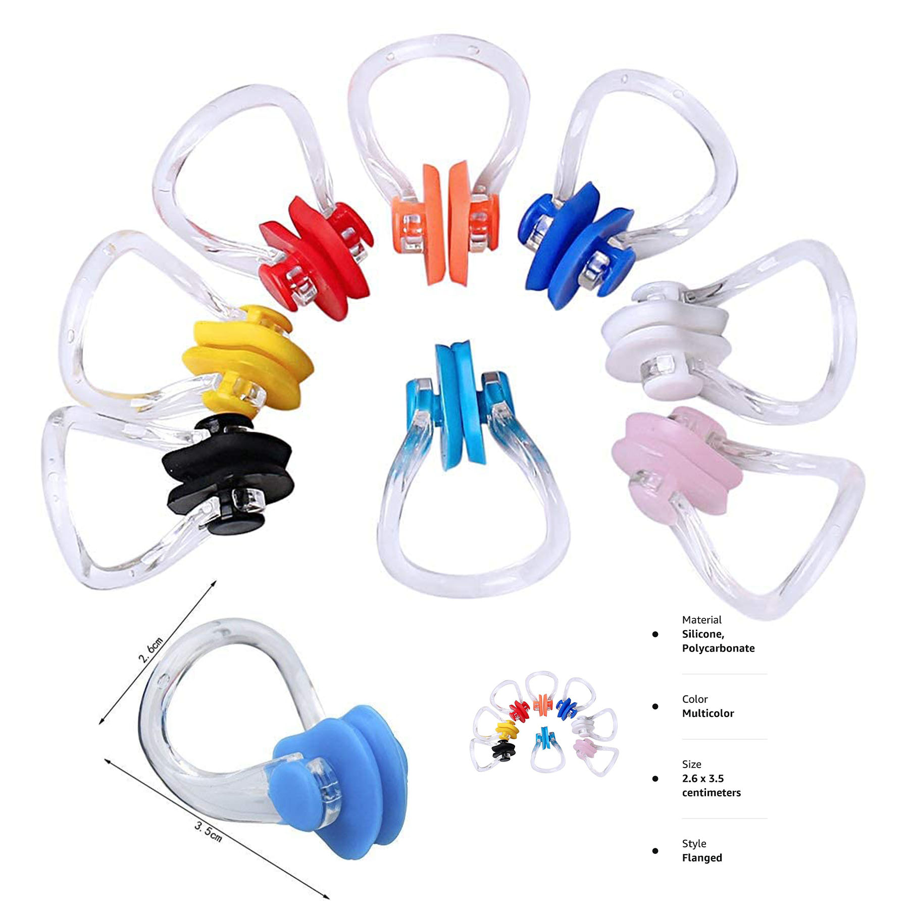 Silicone Swimming Nose Clip 2