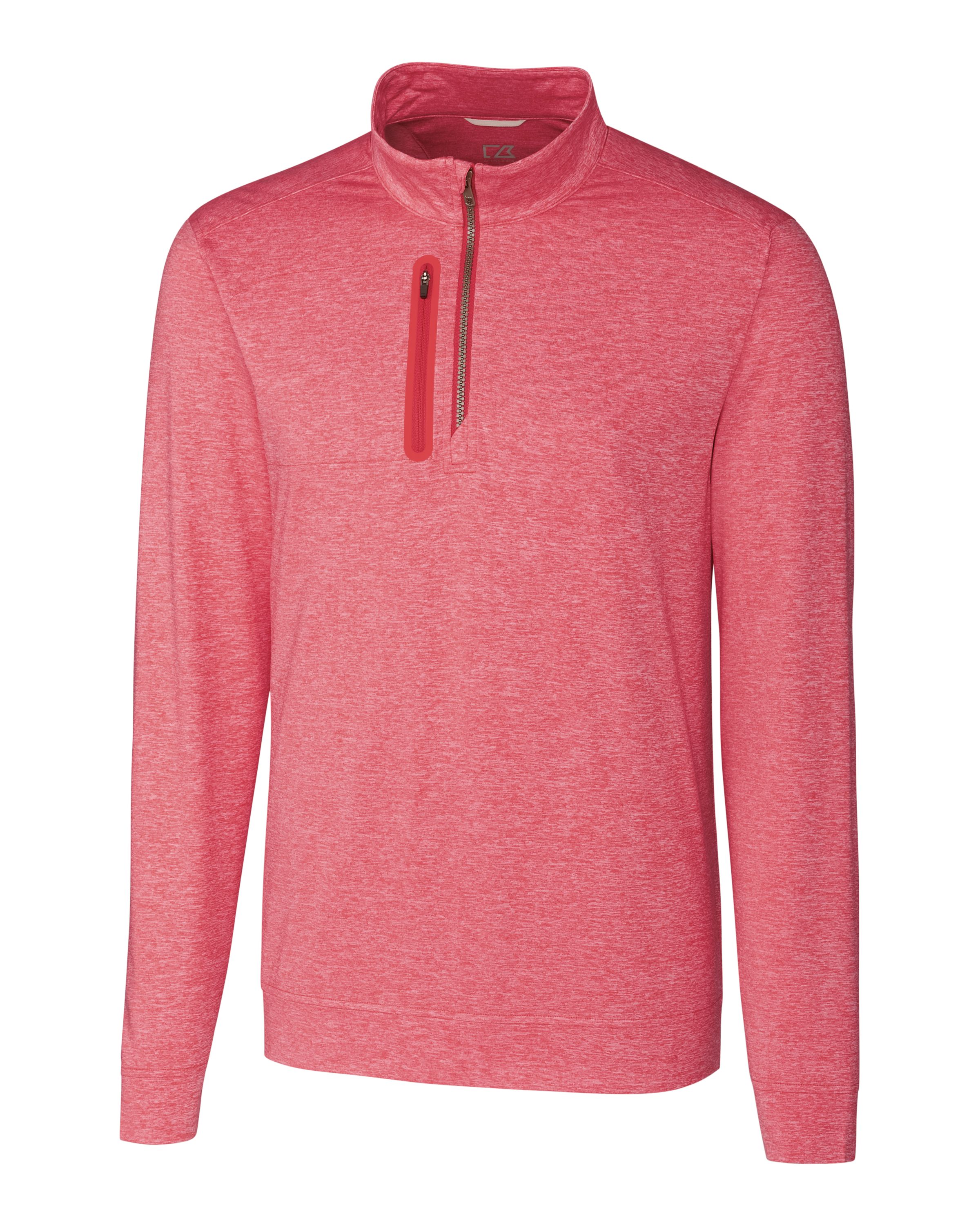 Cutter & Buck Stealth Heathered Mens Quarter Zip 11