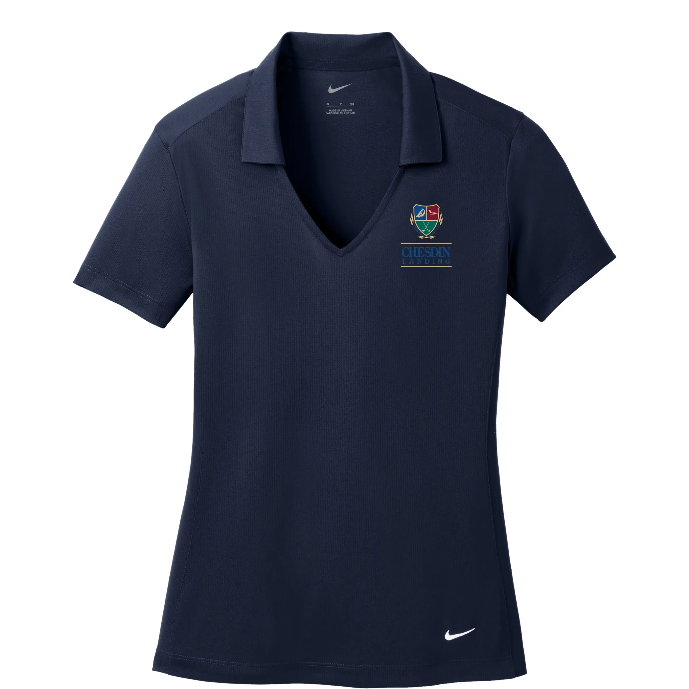 NIKE(R) LADIES DRI-FIT VERTICAL MESH POLO 20
