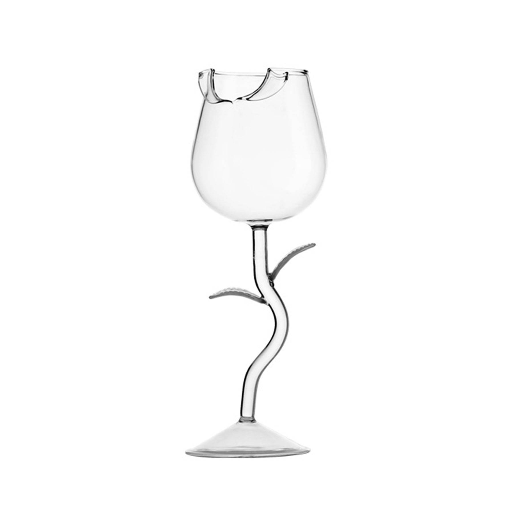 9.5oz Creative Rose Glass Goblet 6
