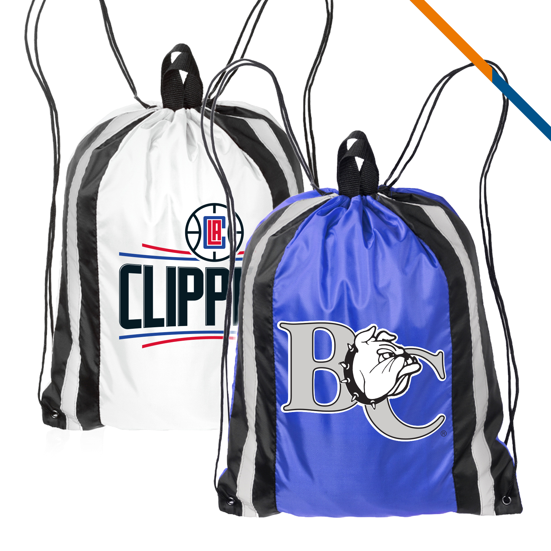 Vania Reflector Drawstring Backpacks 3