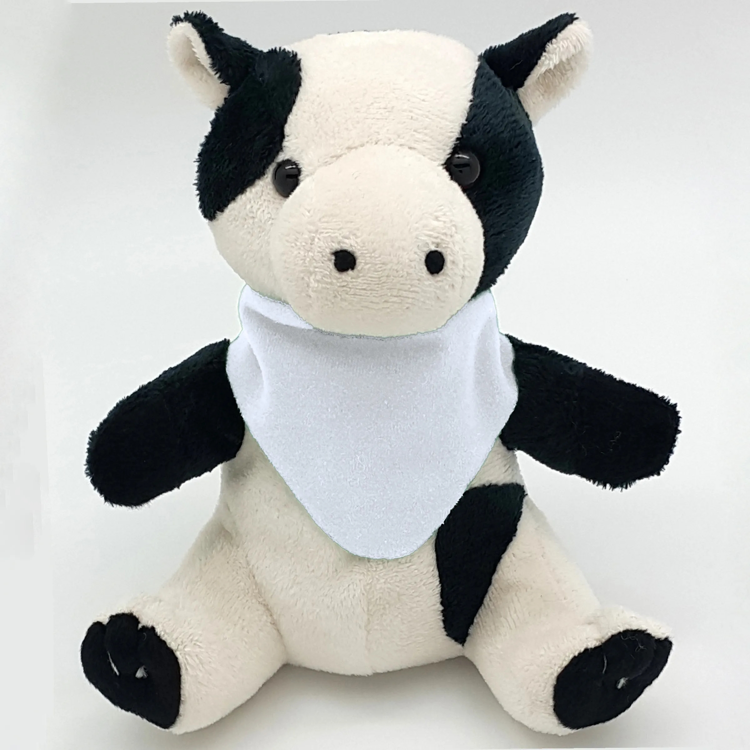 6" Beanie Cow with Embroidered Eyes 14