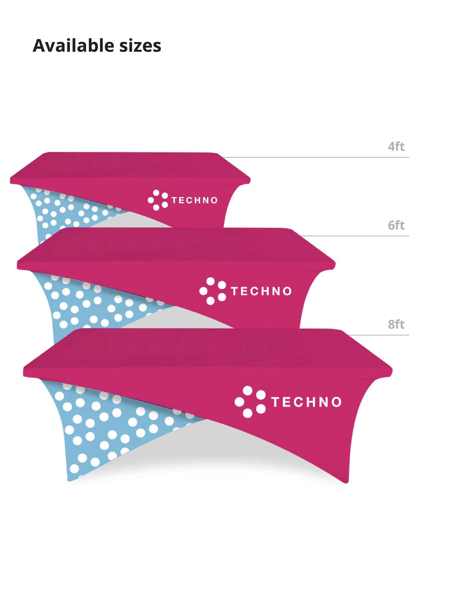 Table Cover Cross-Over Stretch (4ft) 3