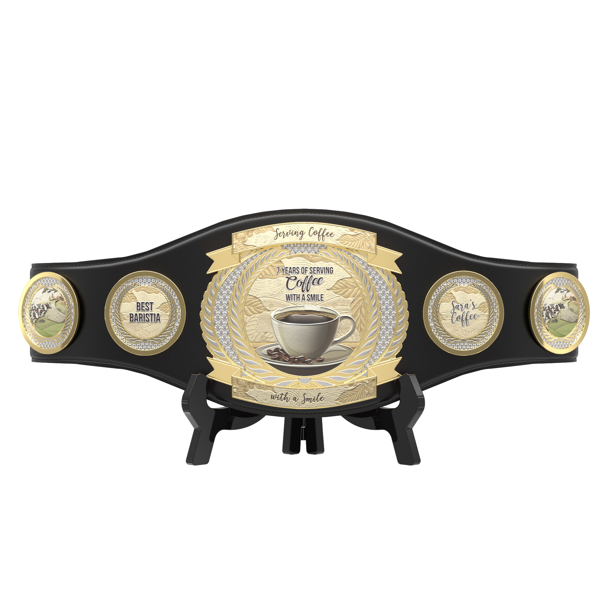 Express Vibraprint® Perpetual Championship Award Belt- Round 16