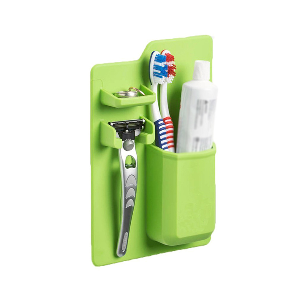 Silicone Toiletry Organizer Toothbrush Holder Razor 1