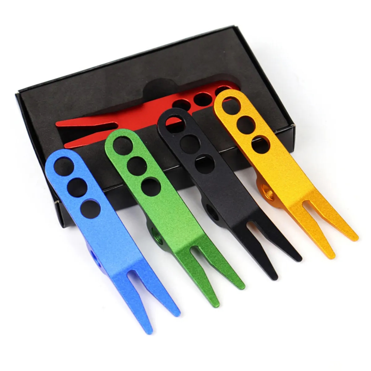 Golf Accessories Green Fork Anode Three-hole Ball Lawn 7
