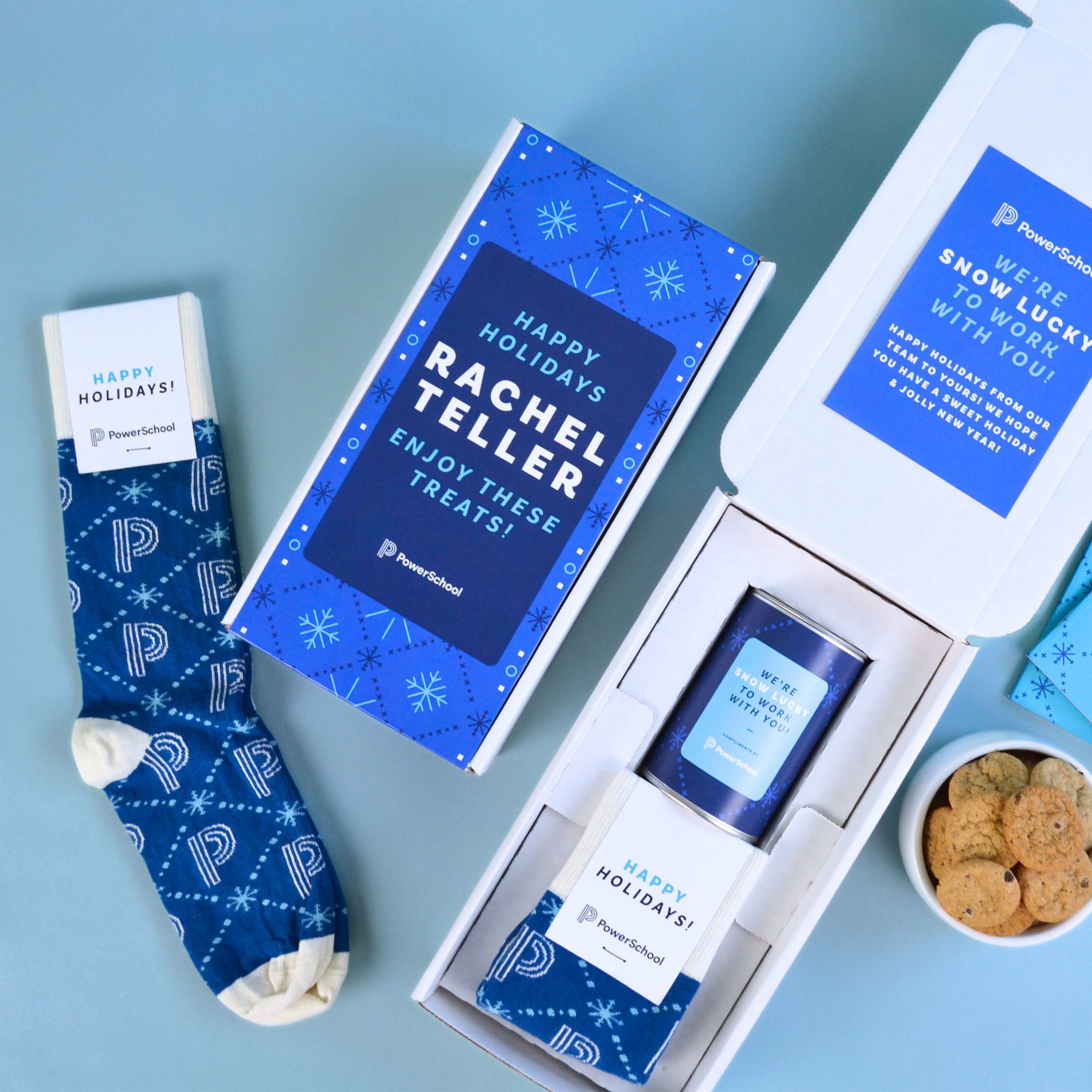 Cozy Gift Box - Holiday Kit, Christmas Socks, Cookies 6