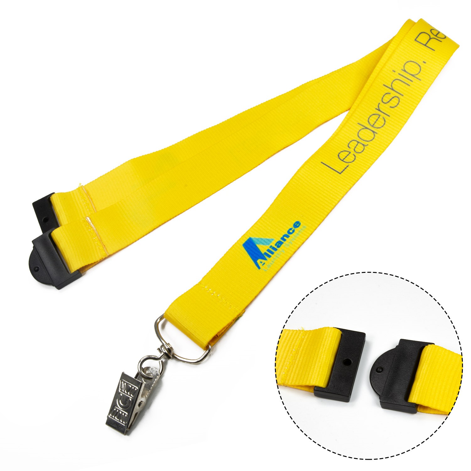3/4" Polyester Full color Lanyards with Safety Breakaway 4