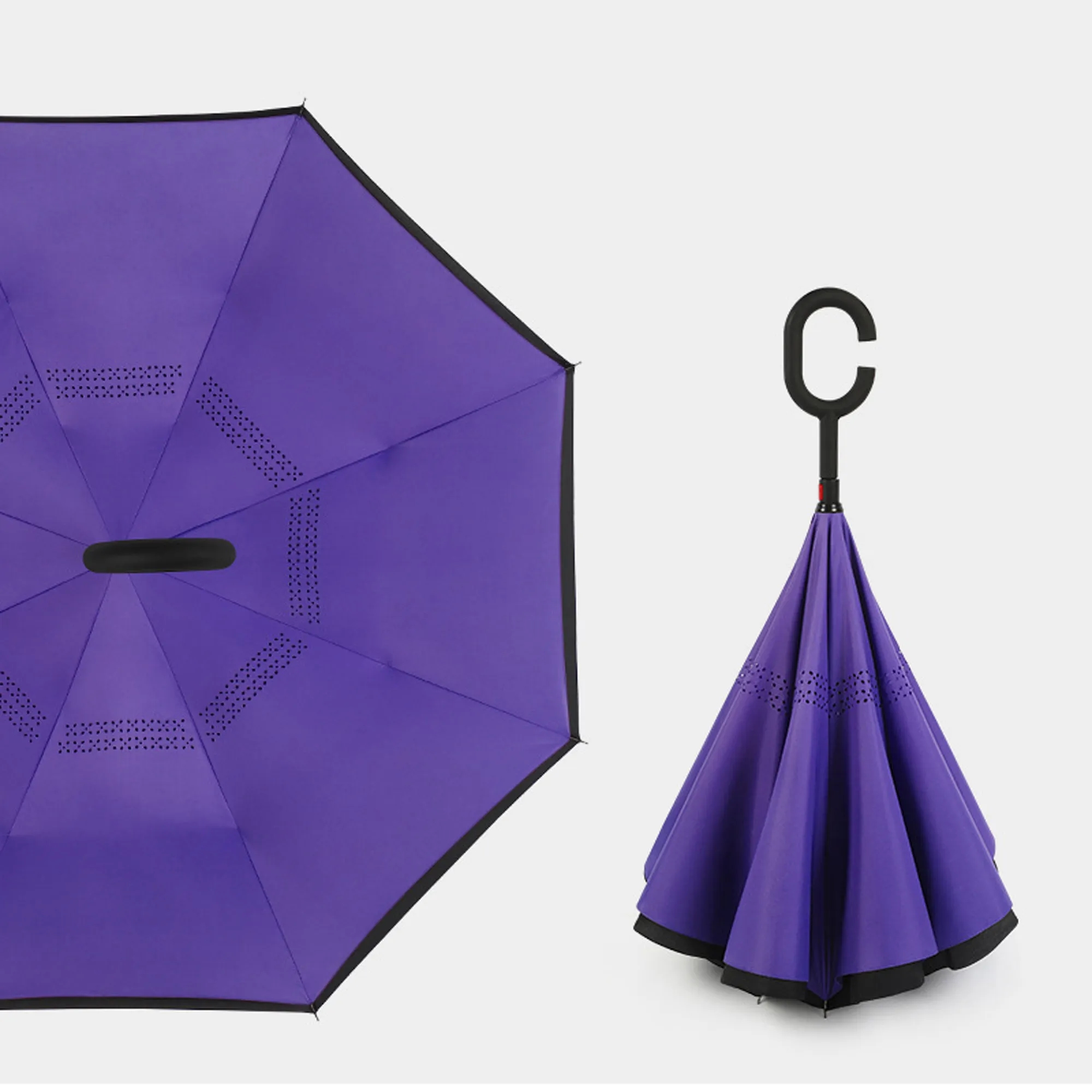 Deluxe Inverted Reverse Umbrella MOQ50pcs 5