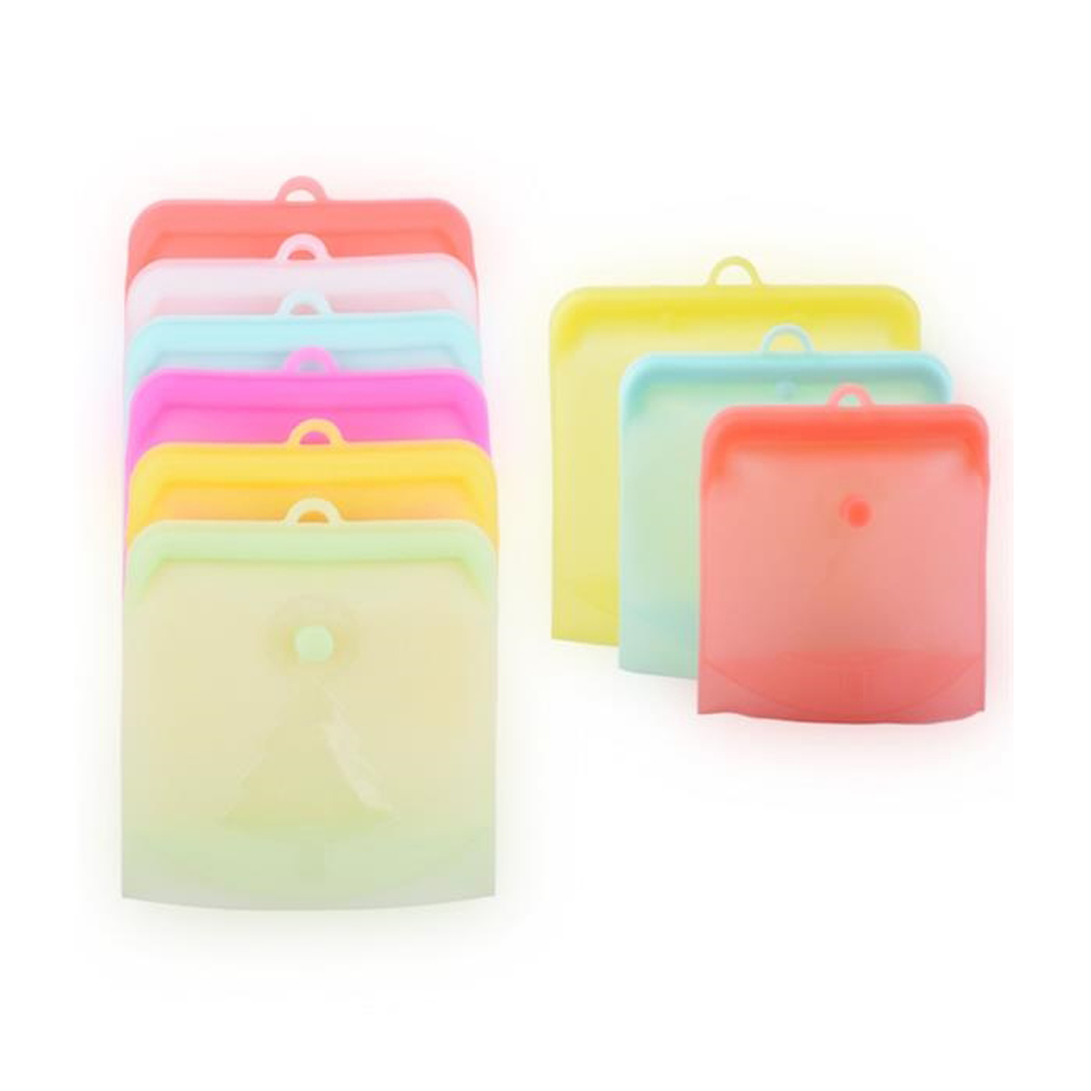 BPA Free Reusable Storage Bags Food Grade Silicone Gallon 5