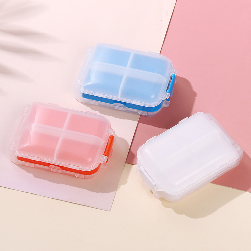 8 Compartments Pill Organizer Portable Pocket Pill Box Dispenser 21
