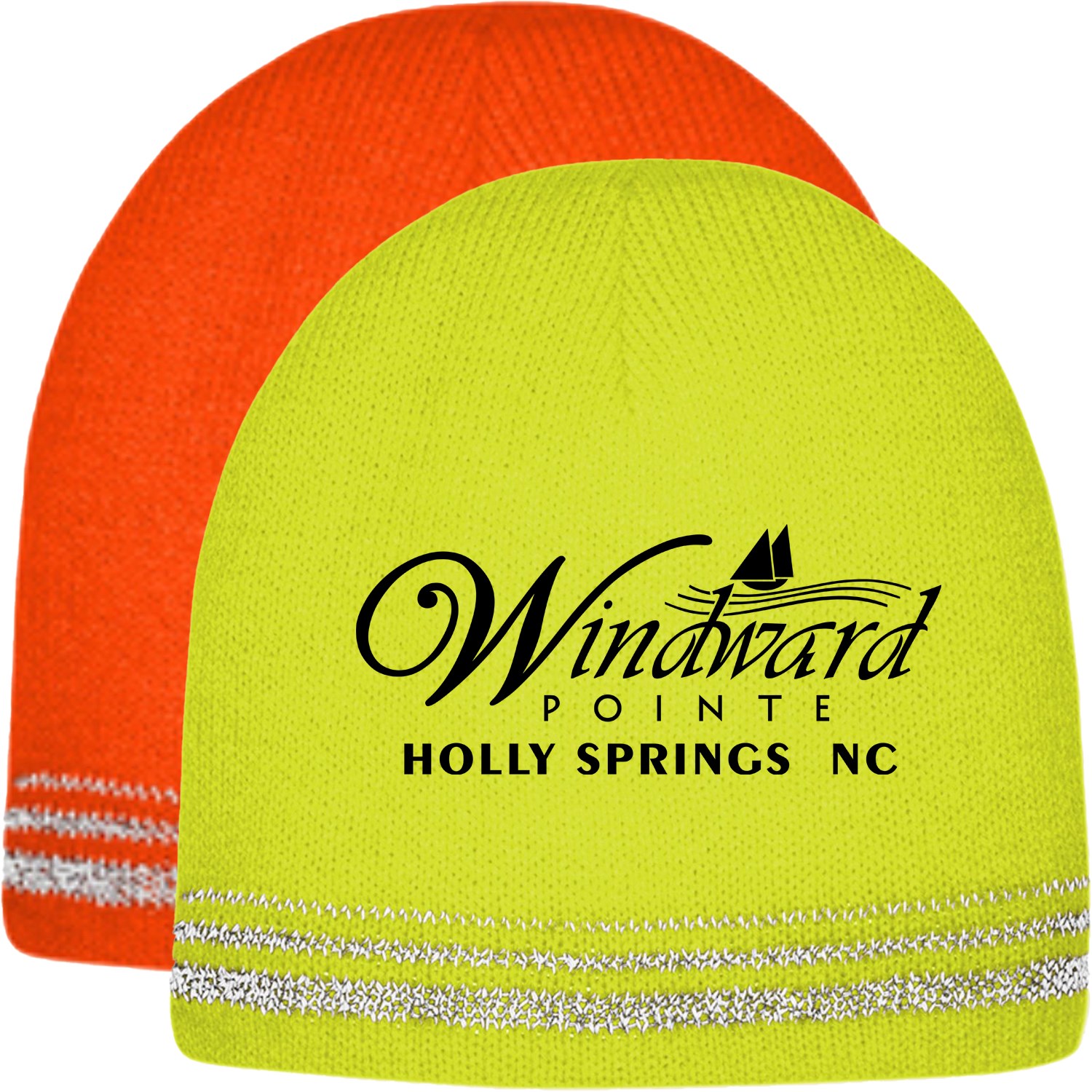 CornerStone® Enhanced Lined Visibility with Reflective Stripes Beanie 1