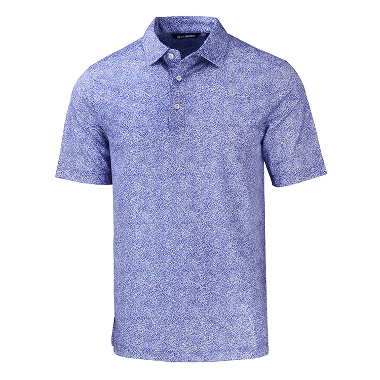 Cutter & Buck Pike Constellation Print Stretch Men's Polo 7