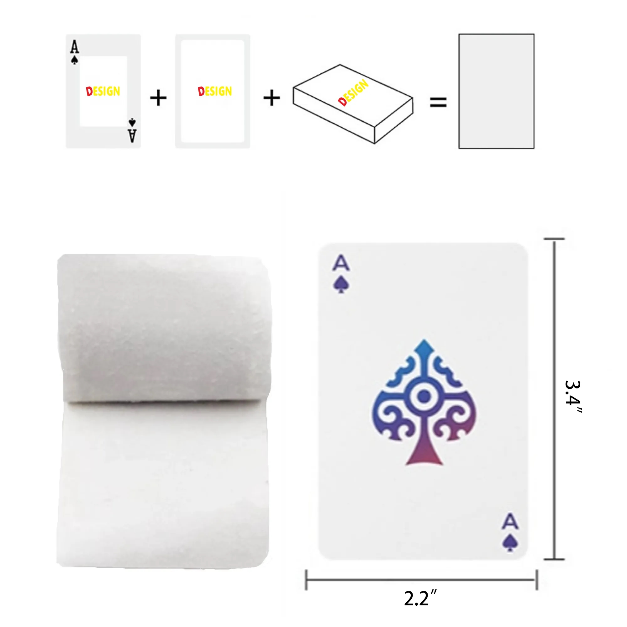 Full Color Customizable Smooth Surface Playing Cards 3