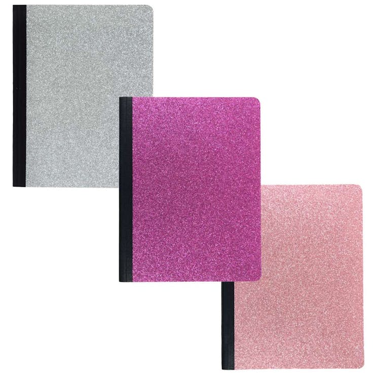 Glitter Composition Books Assorted 2