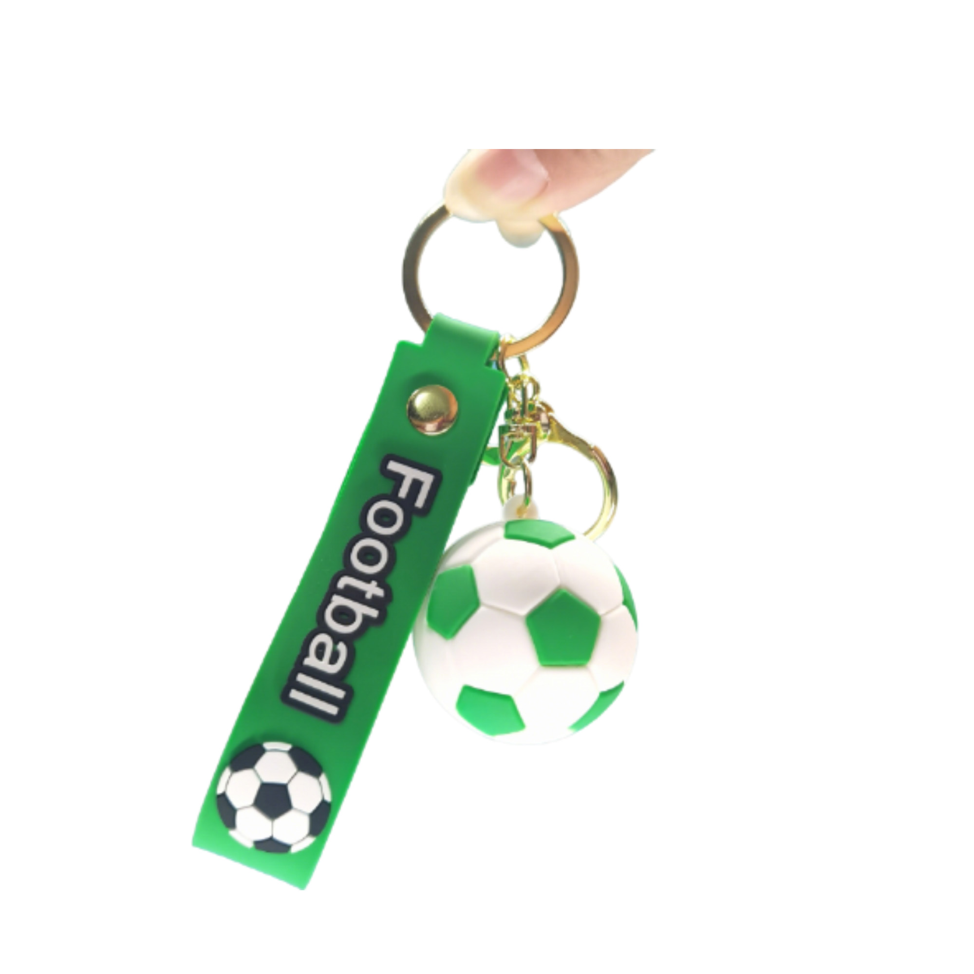 PVC Ball Charm With Strap For Key Ring 4.1" x 0.8" 9