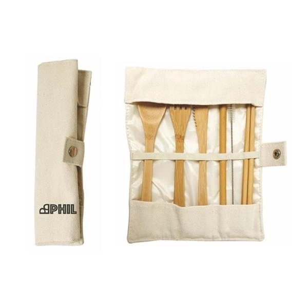 Bamboo Utensil Set Dinnerware 1