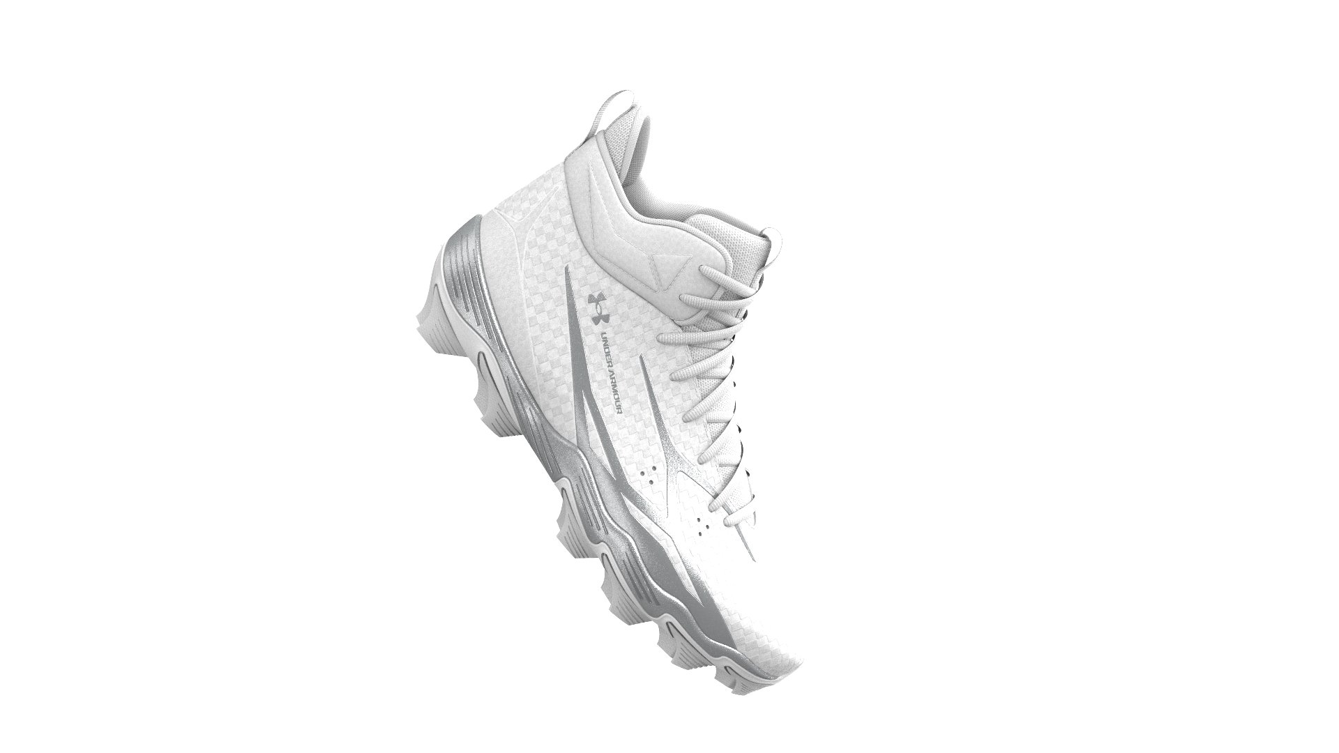 UA Spotlight Hammer Jr. Kids' Football Cleats 5