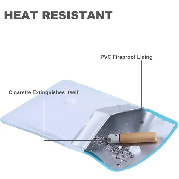 Portable Fireproof PVC Ashtray Pouch - Compact Pocket Design 8