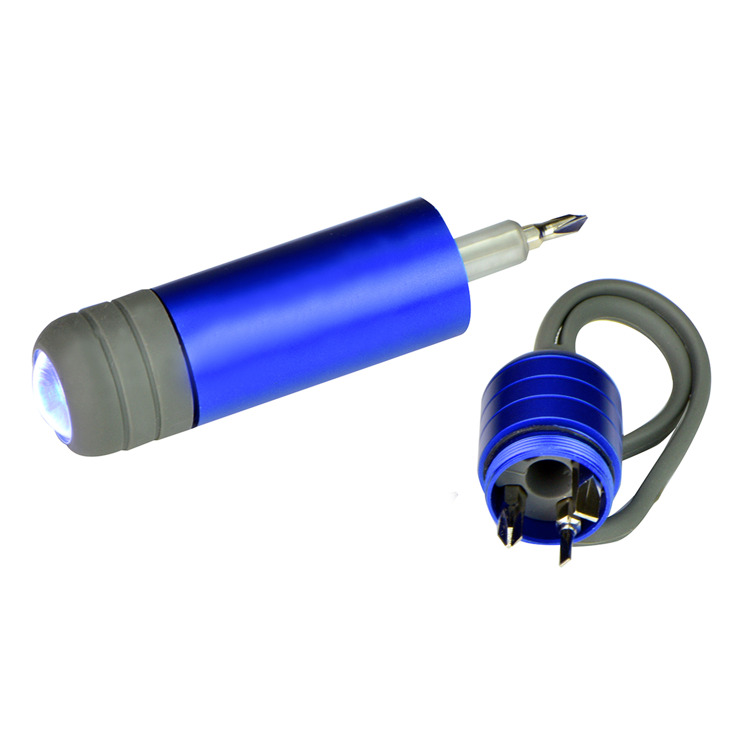 Silicone Strap Flashlight Screwdriver 7