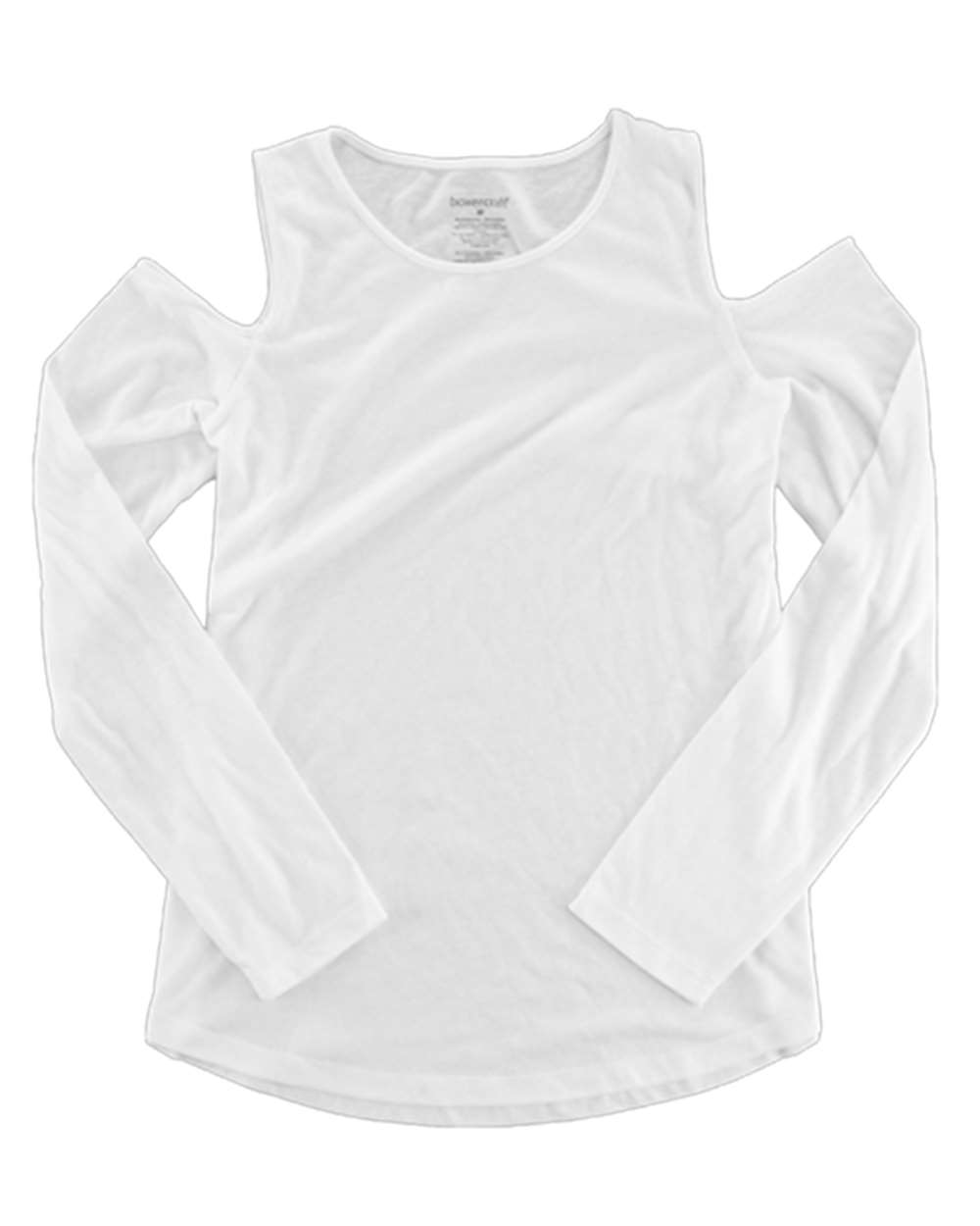 Women's Cold Shoulder Long Sleeve T-Shirt - T31 1