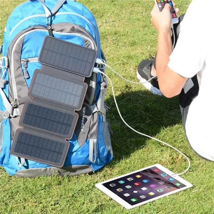 Outdoors Charger With Four Solar Panels-20000mAh 1