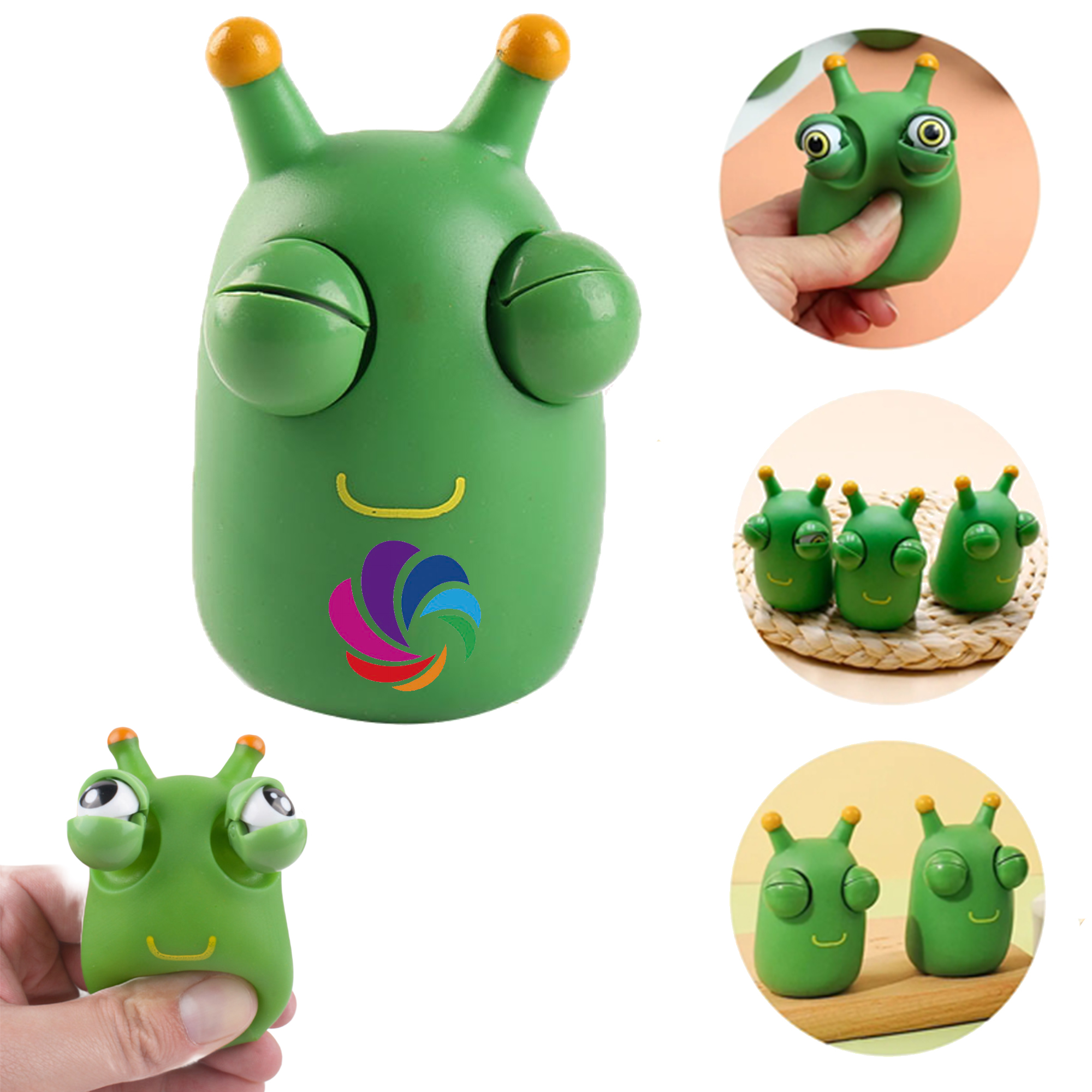 Full Color PVC Elastic Stress Relief Toys MOQ 50 2