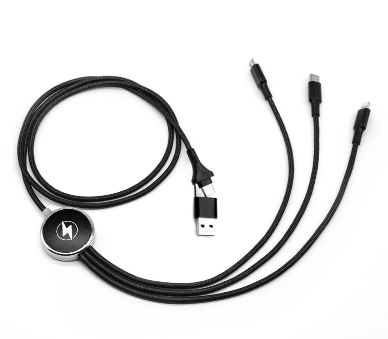 6-in-1 LED Light Up Logo USB Charging Cable 7