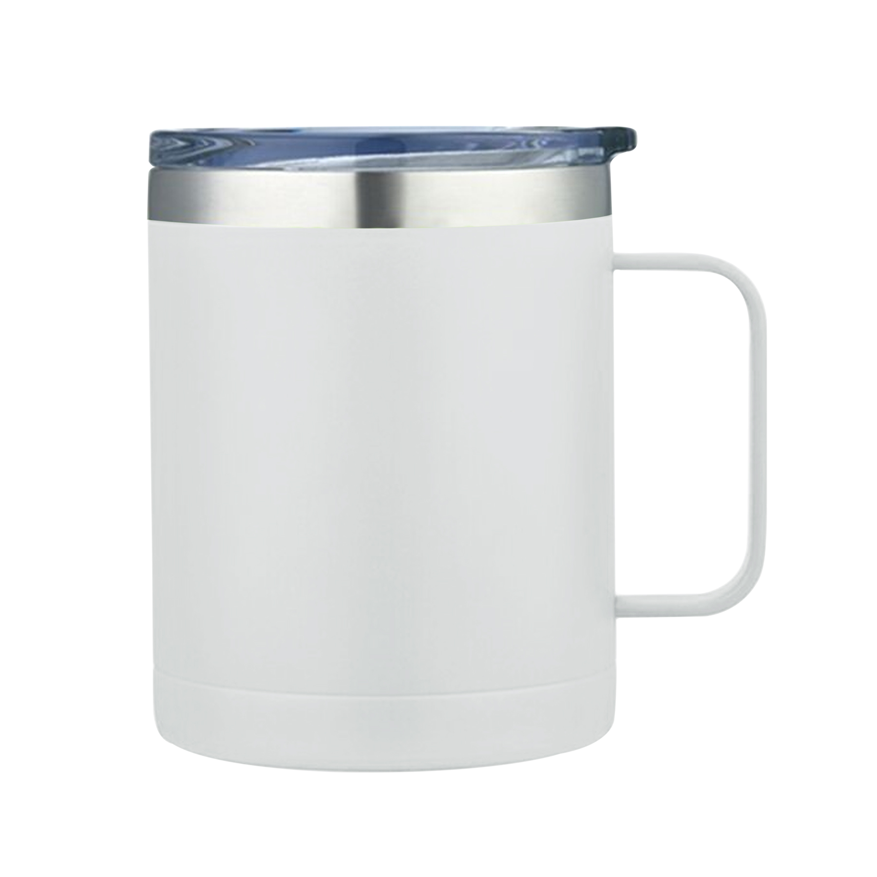 Glamping 14 oz. Double-Wall Stainless Mug w/Clear Acrylic Sliding lid 11