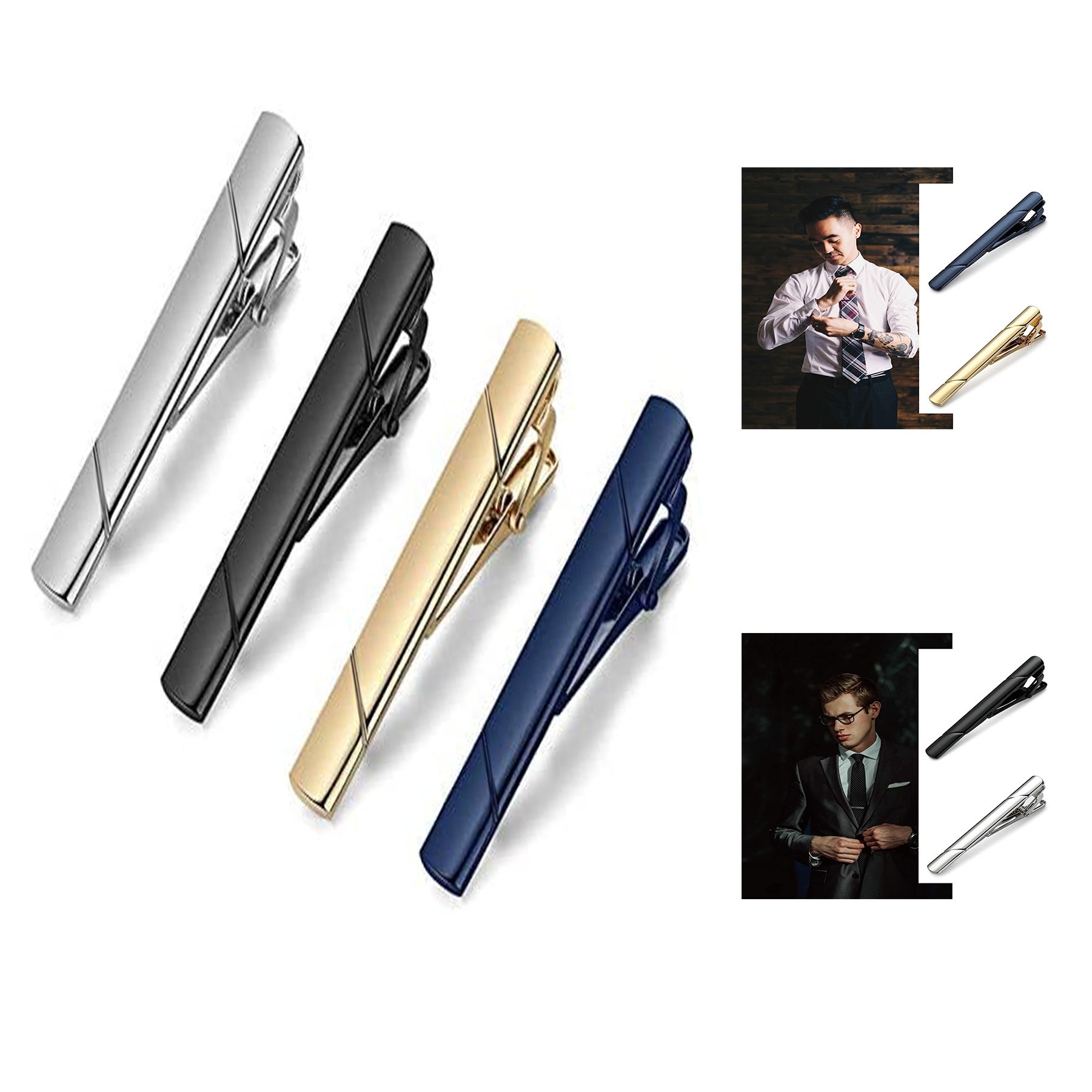 2.3 x 0.23 Inches Tie Clip for Men 1